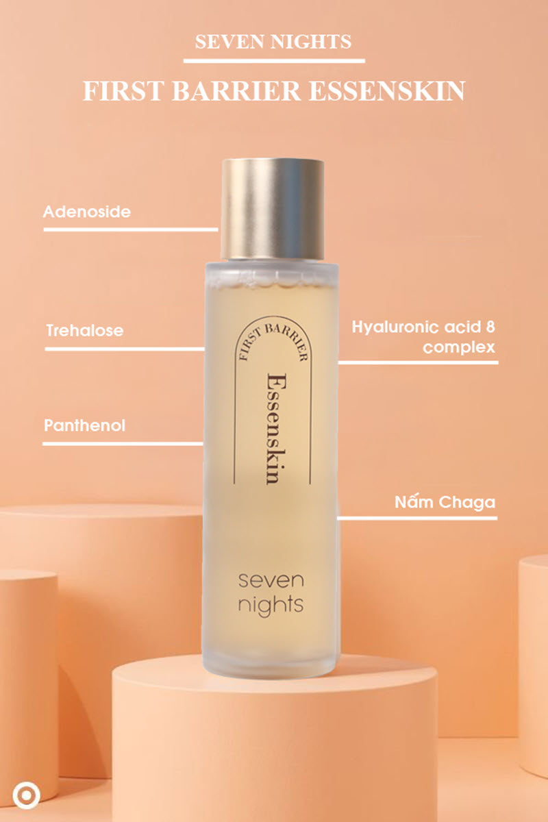 Nước dưỡng ẩm và phục hồi da Seven Night's First Barrier Essenskin